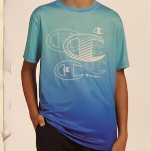Champion Boys Everyday Active Top Blue Ombré